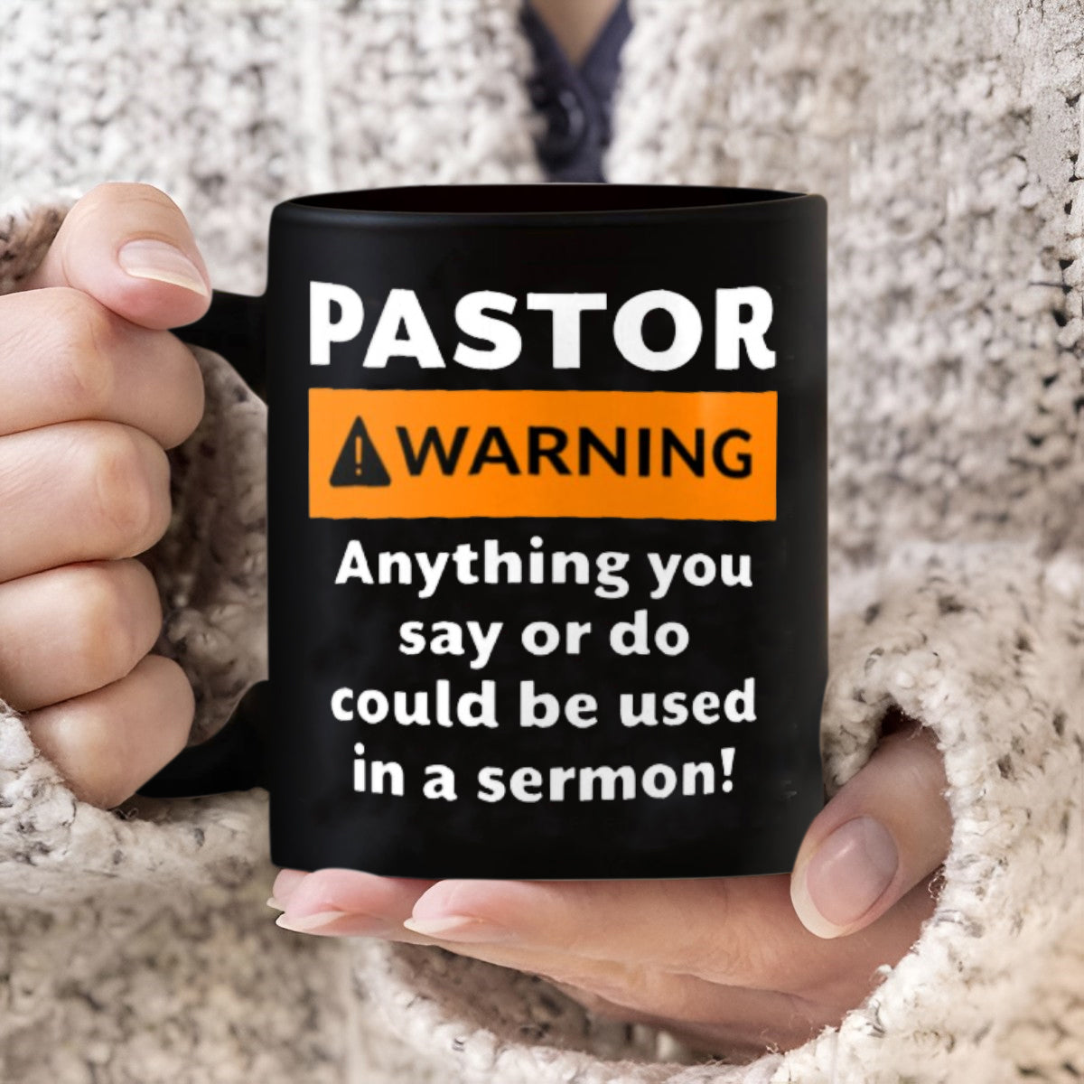 Pastor Warning Mug