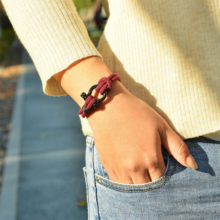 To My Daughter, Love You Forever Nautical Bracelet