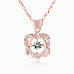 Sisters by Heart Love Knot Necklace