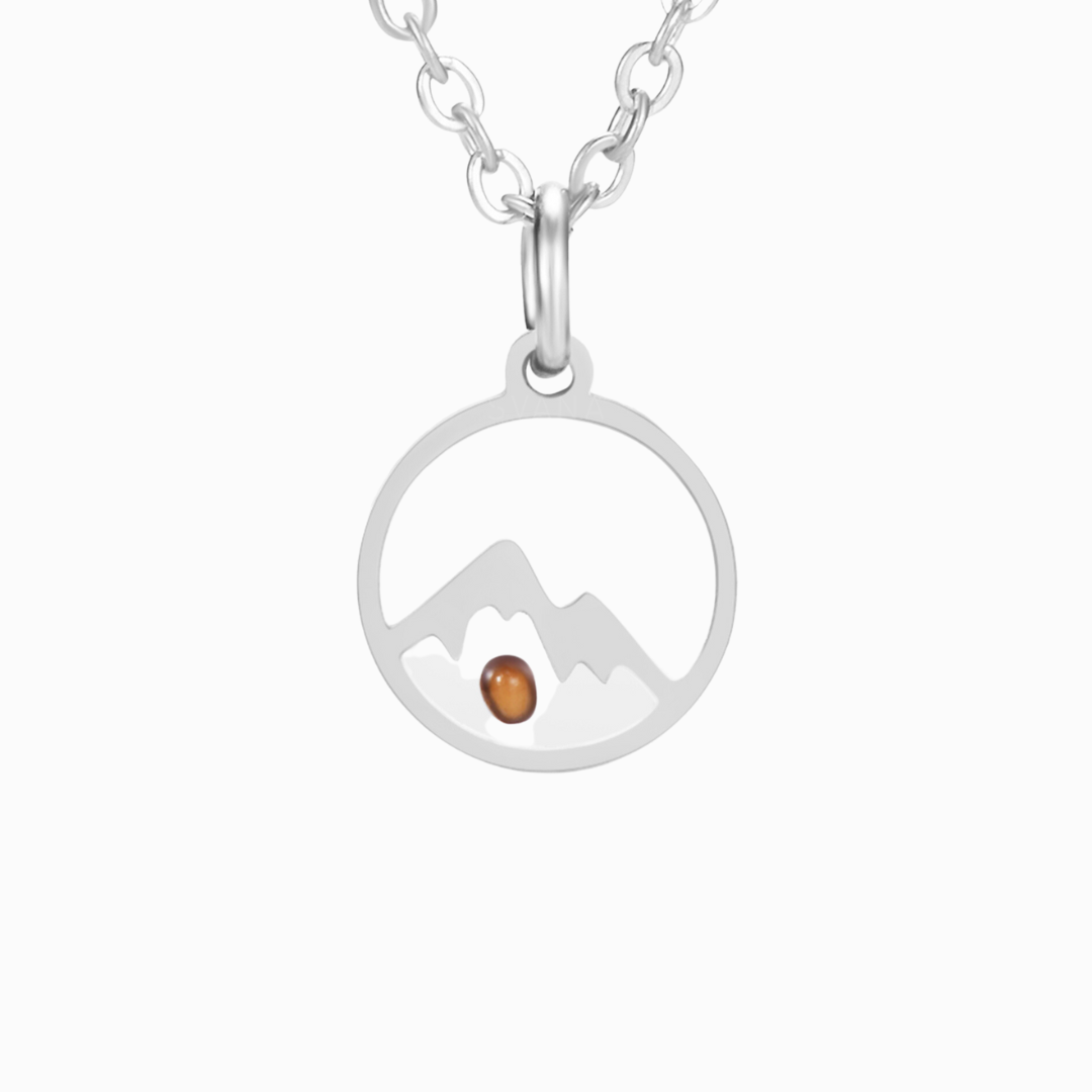 Faith As Small As Mustard Seed Mountain Necklace