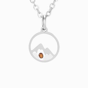 Faith As Small As Mustard Seed Mountain Necklace