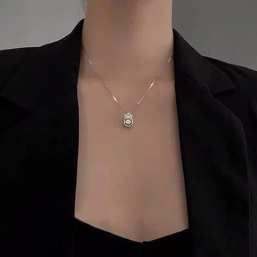 To My Badass Daughter - Crown Dance Necklace