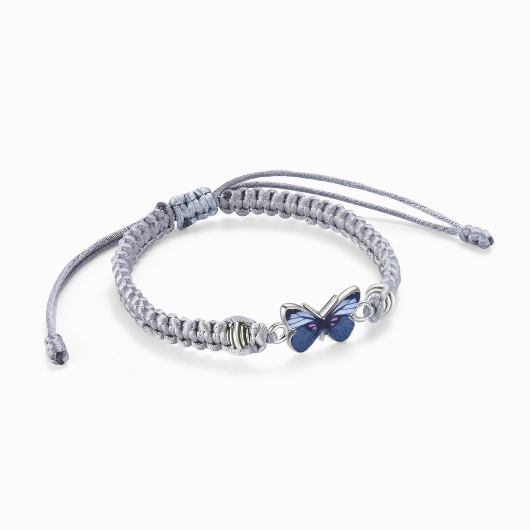 To My Daughter, Always Believe in Yourself Butterfly Charm Bracelet