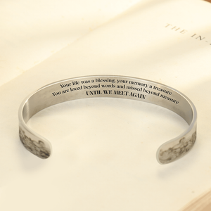 To My Mom in Heaven Memorial Bracelet