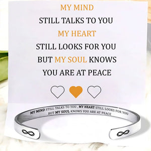 My Mind Still Talks To You Memorial Bracelet