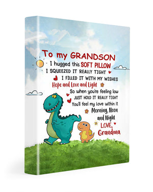 To My Grandson Dinosaur Poster - Best Gift For Grandson