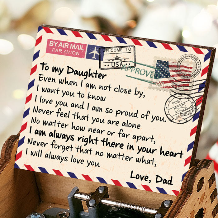 I'm Always Right There In Your Heart - Dad To Daughter, Music Box