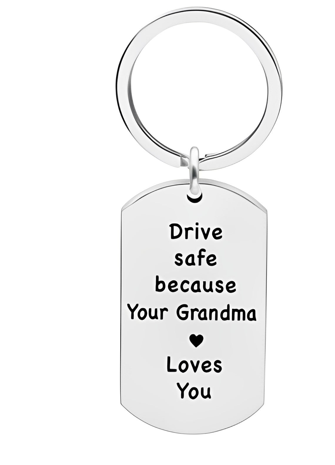 Have Fun, Be Safe, Make Good Choices and Call Your Grandma/Grandpa Keychain