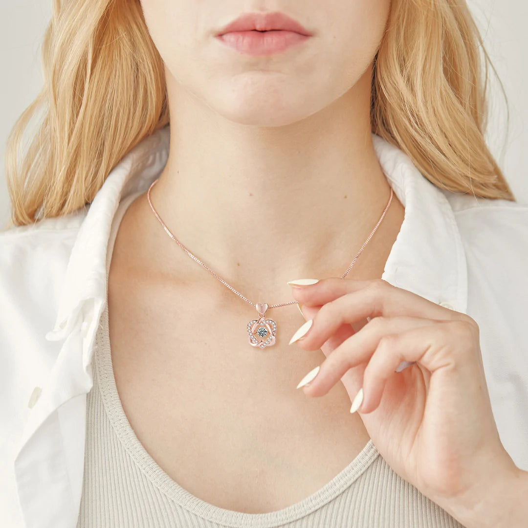 Sisters by Heart Love Knot Necklace