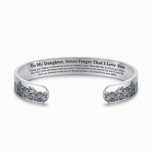 For Daughter Proud of You Love Dad Bracelet