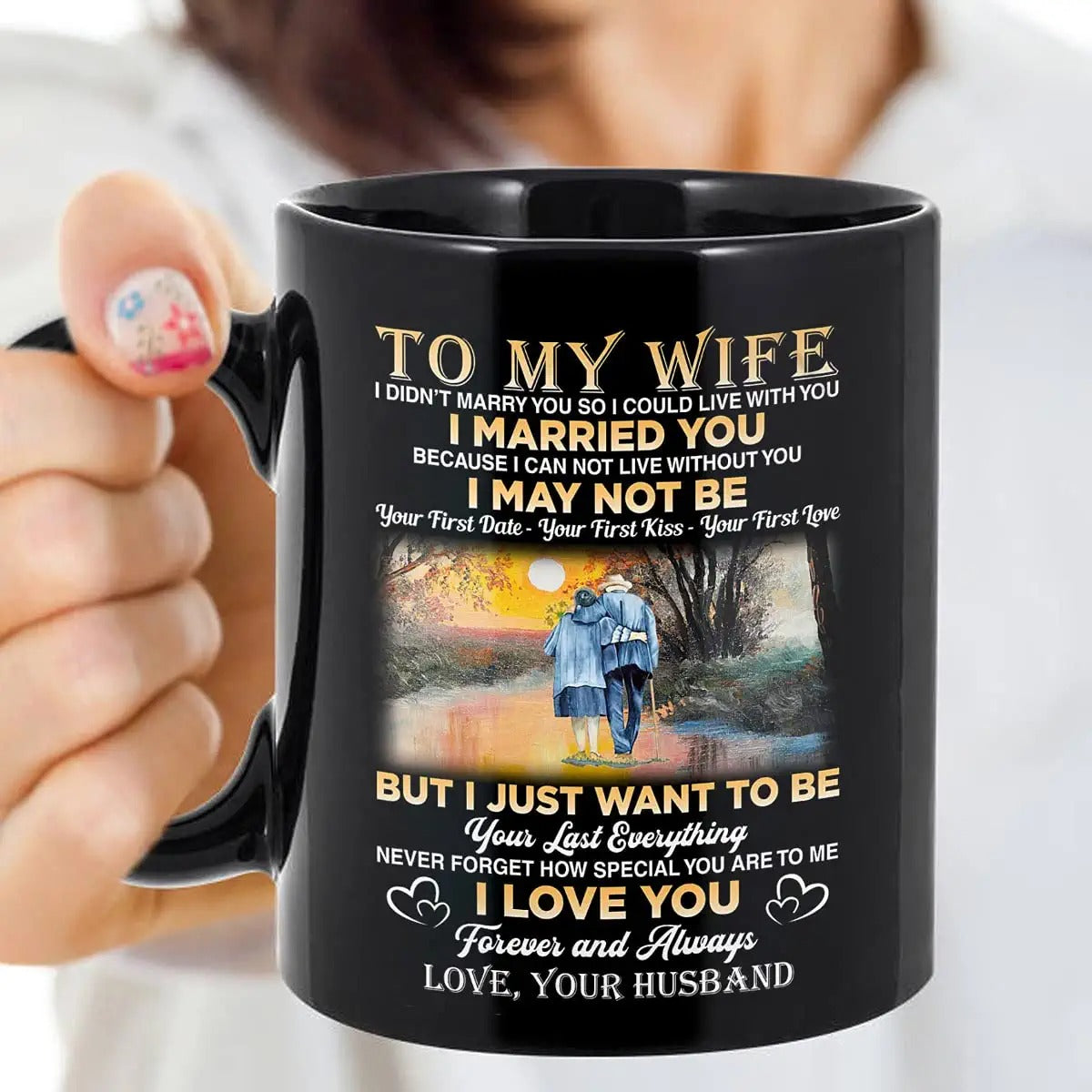 To My Wife - Forever And Always - Coffee Mug