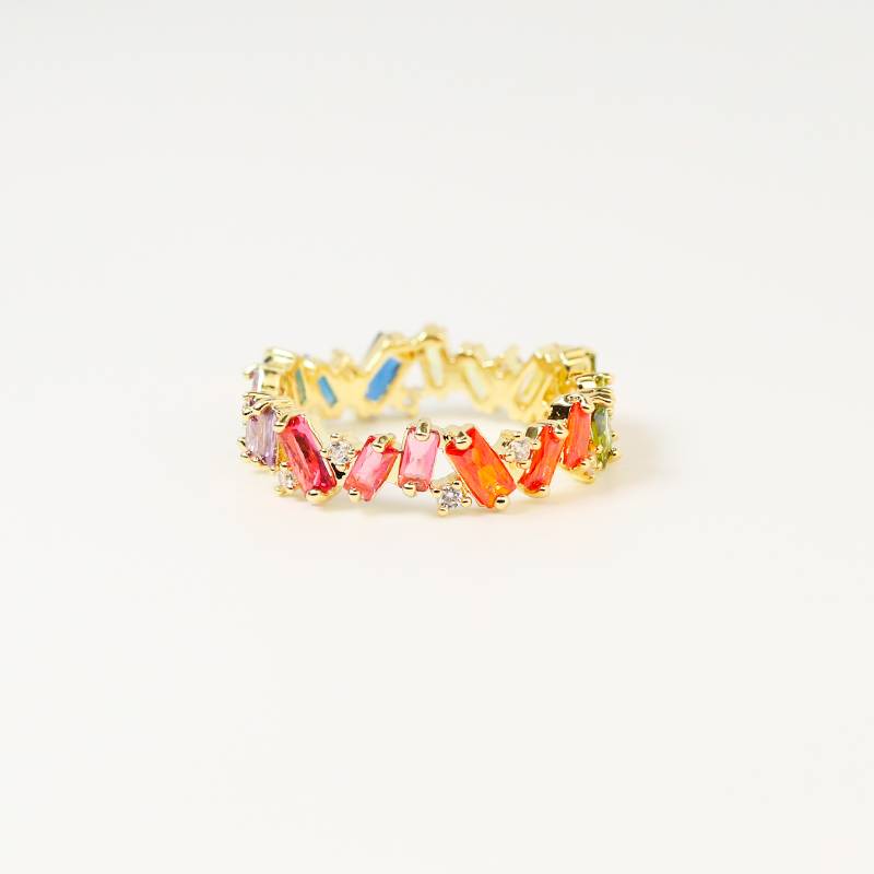 RAINBOW PIECES RING