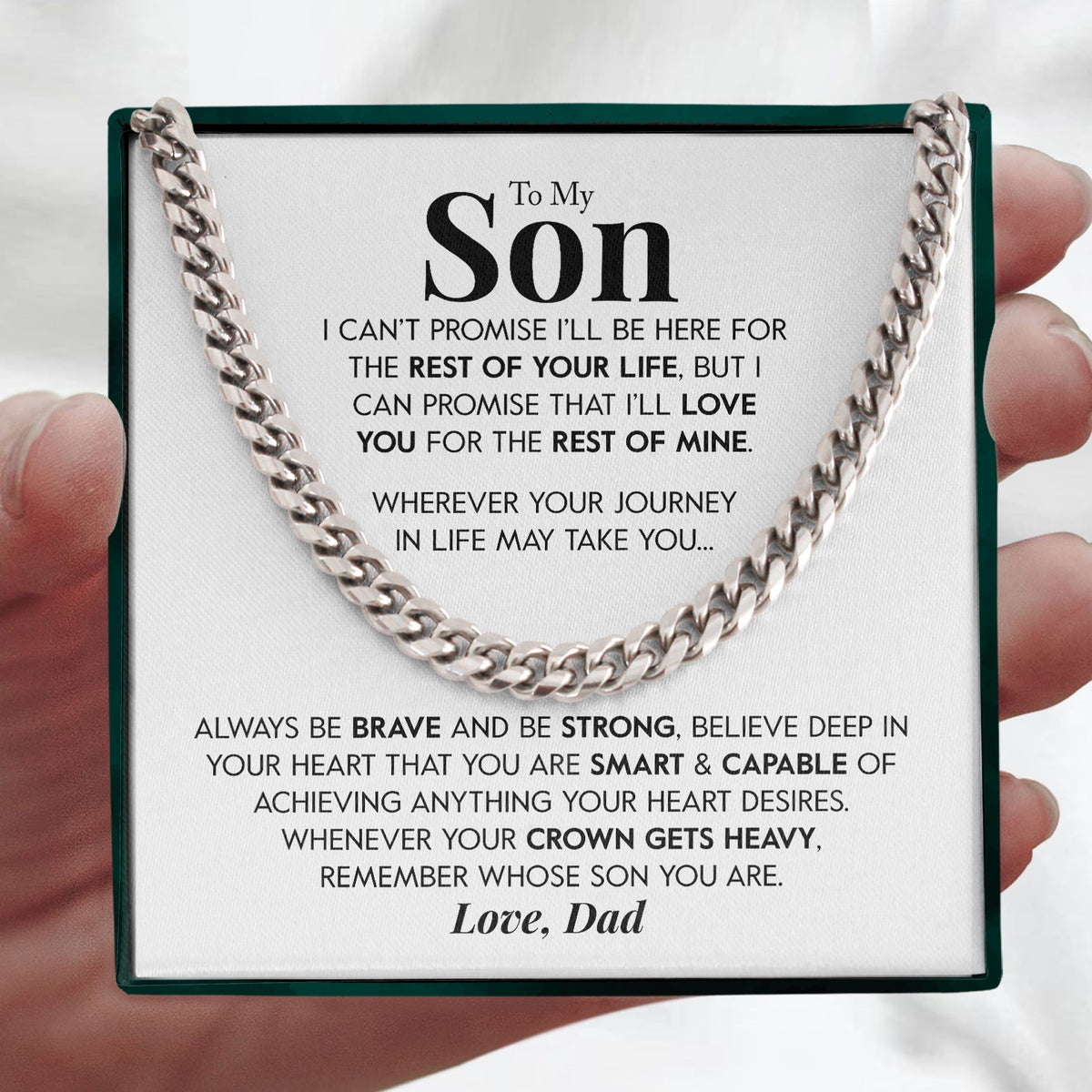 To My Son | "Rest of My Life" | Cuban Neck Chain