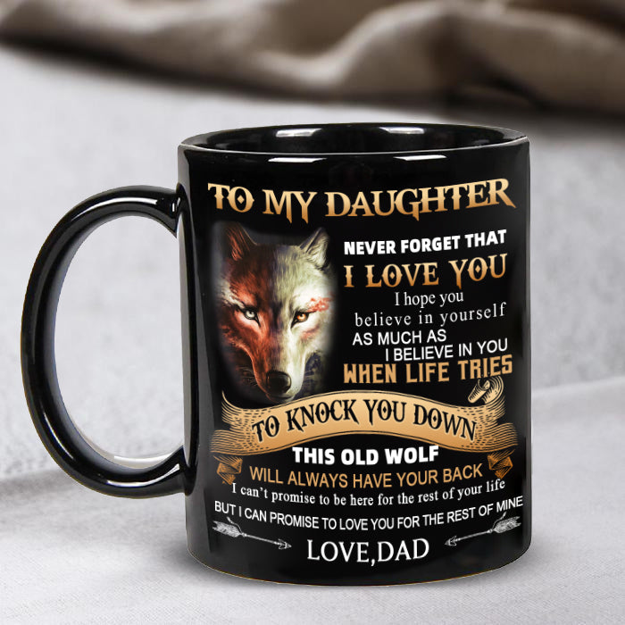 Dad To Daughter - Never Forget I Love You- Coffee Mug