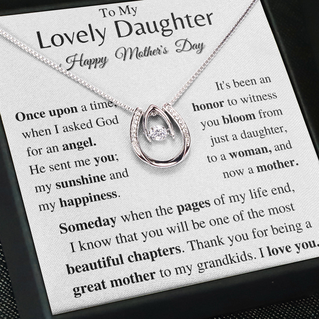 Mother's Day Daughter Gift- Horse Shoe Necklace
