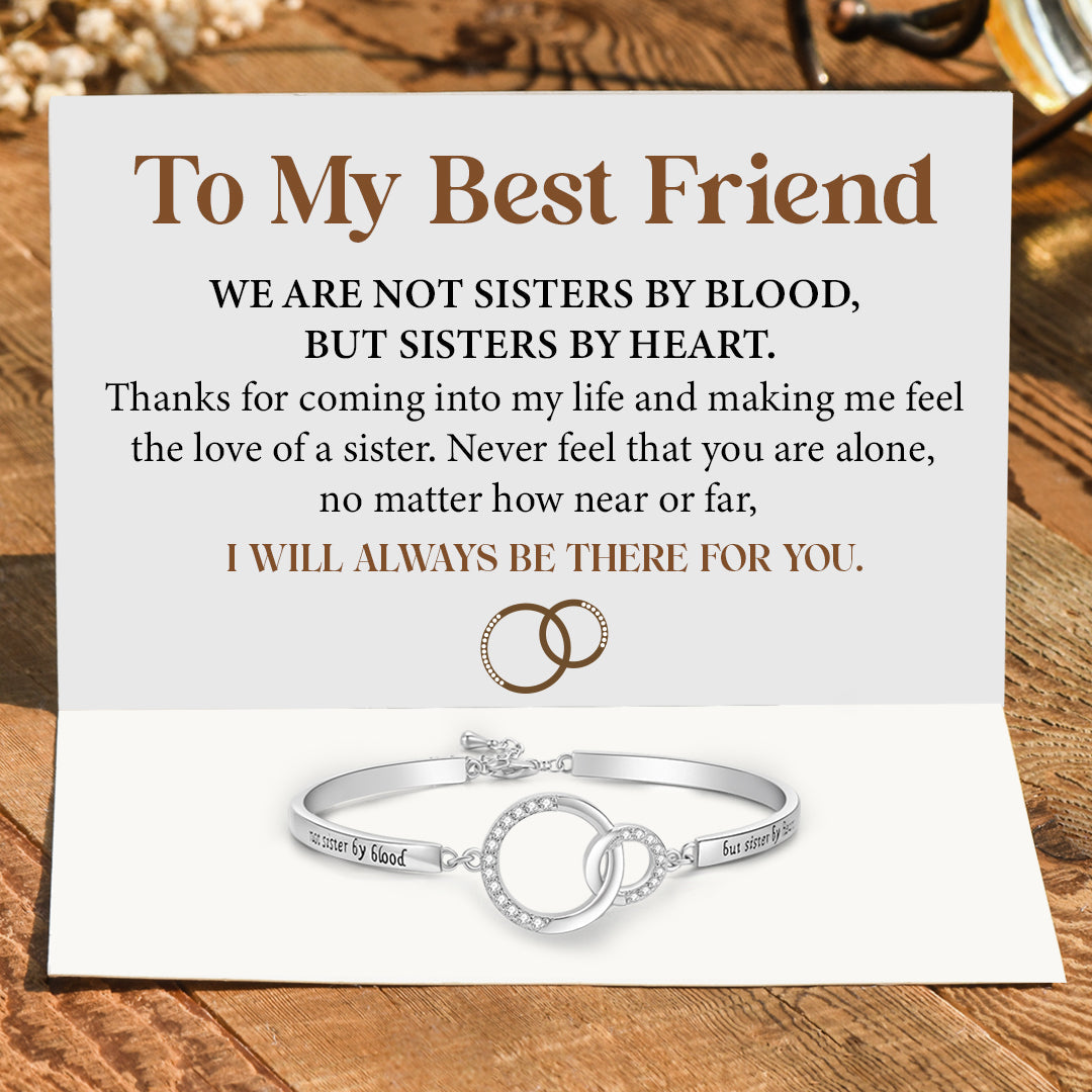 To My Best Friend, Sisters By Heart Bracelet