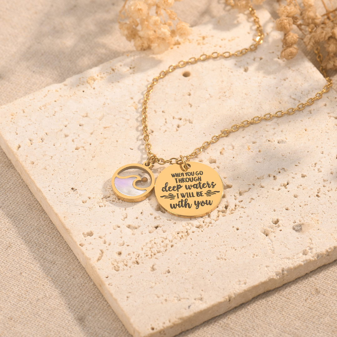 To My Daughter, Deep Waters Pendant Necklace