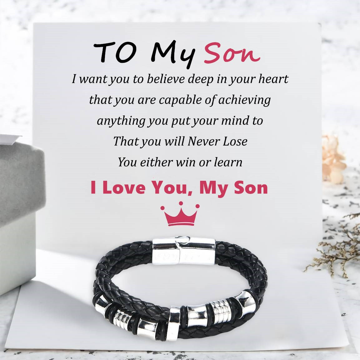 To My Son - You Will Never Lose - Bracelet