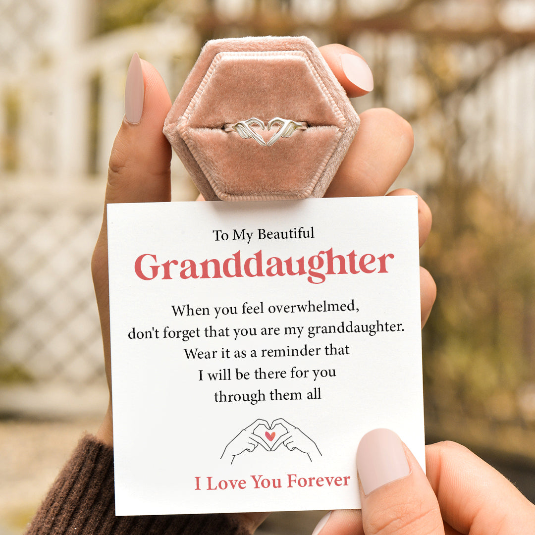 To My Beautiful Granddaughter, I Love You Forever Ring