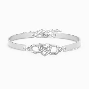 To My Granddaughter, Keep Me in Your Heart Infinity Bracelet