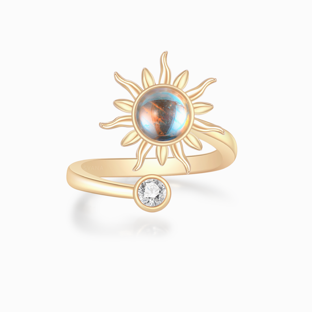 To My Daughter Sunshine Fidget Ring