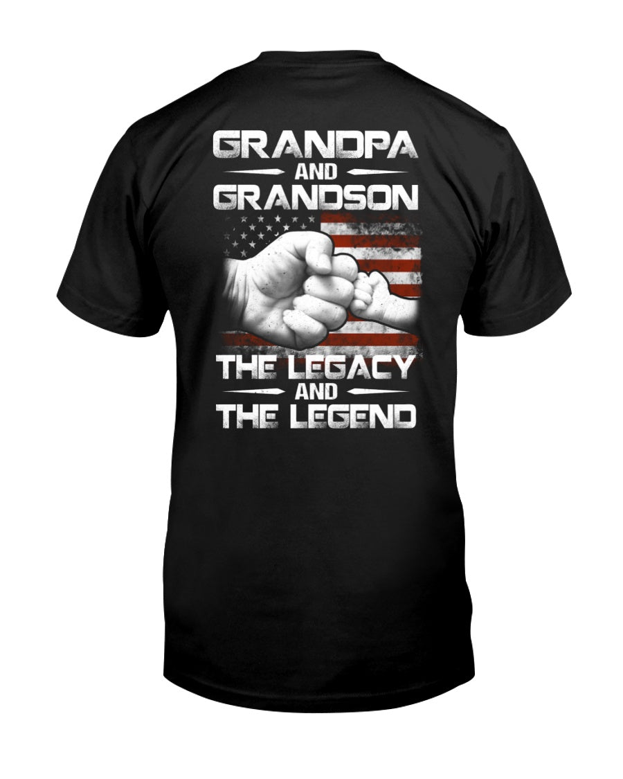 Grandpa And Grandson The Legacy And The Legend Classic T-Shirt