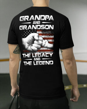 Grandpa And Grandson The Legacy And The Legend Classic T-Shirt