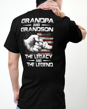 Grandpa And Grandson The Legacy And The Legend Classic T-Shirt