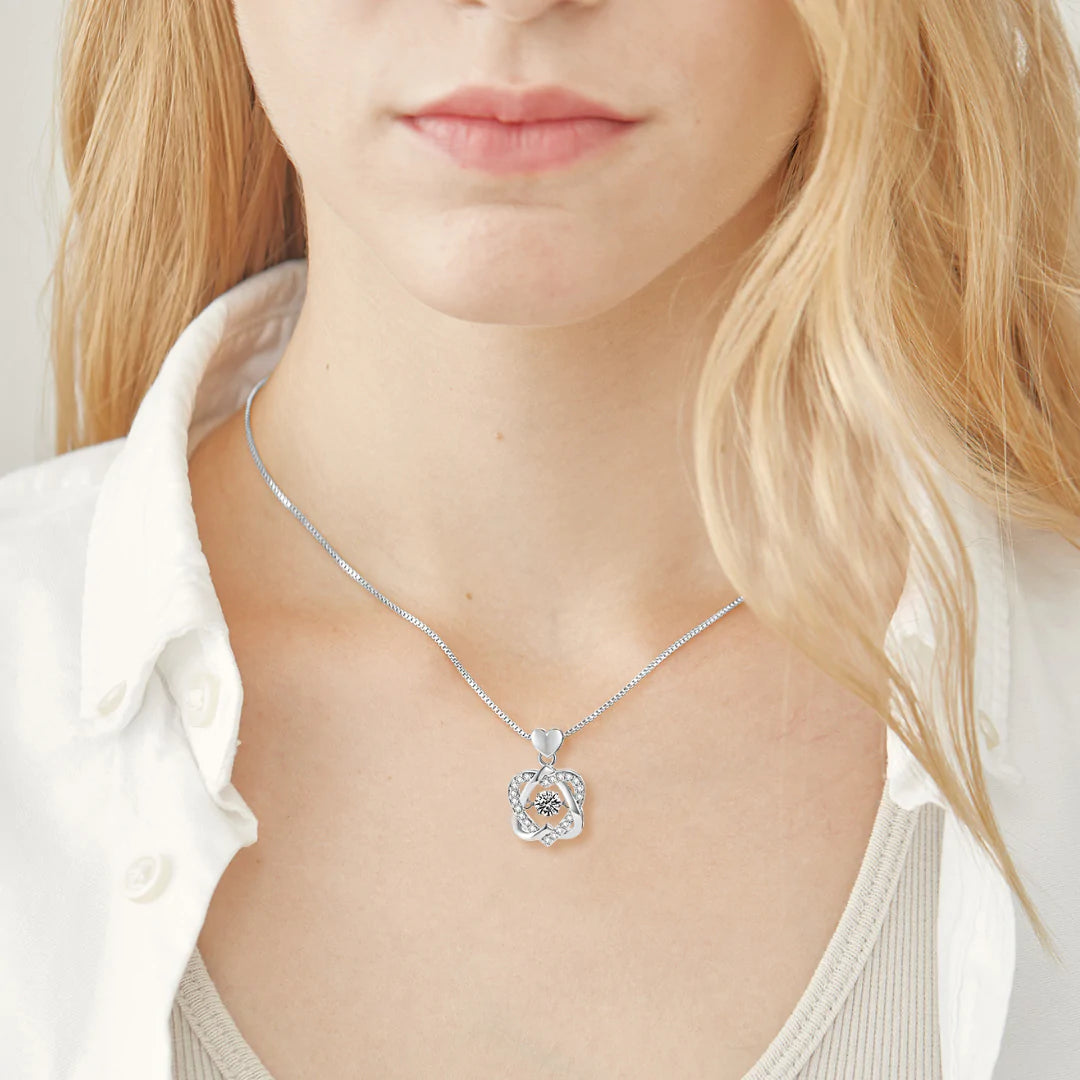Sisters by Heart Love Knot Necklace