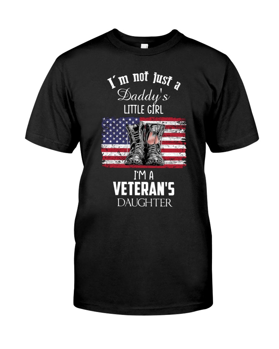 Honor and Pride: Show Your Support for Veterans with Our Exclusive "Veterans Daughter" Premium Fit Mens Tee