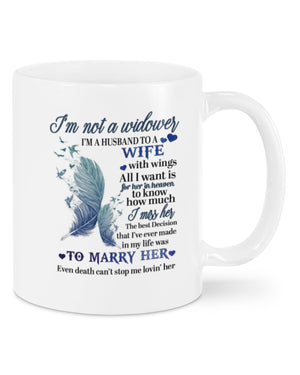 I'm A Husband To A Wife With Wings Mugs