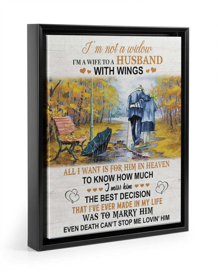 I'm A Wife To A Husband With Wings Poster