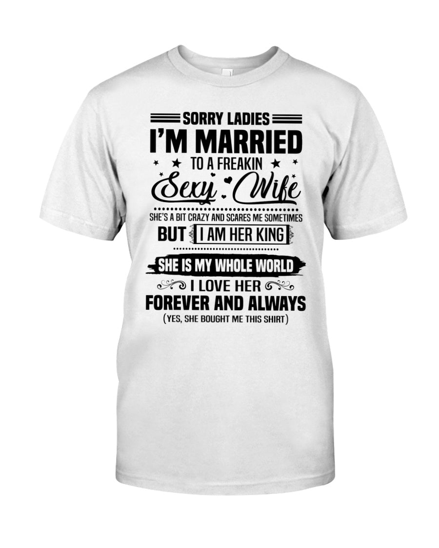 I'm Married To A Freakin Sexy Wife - Best Gift For Husband Classic T-Shirt