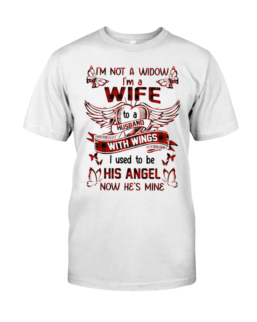 I'm not a widow Ladies T-Shirt