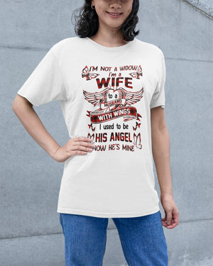 I'm not a widow Ladies T-Shirt