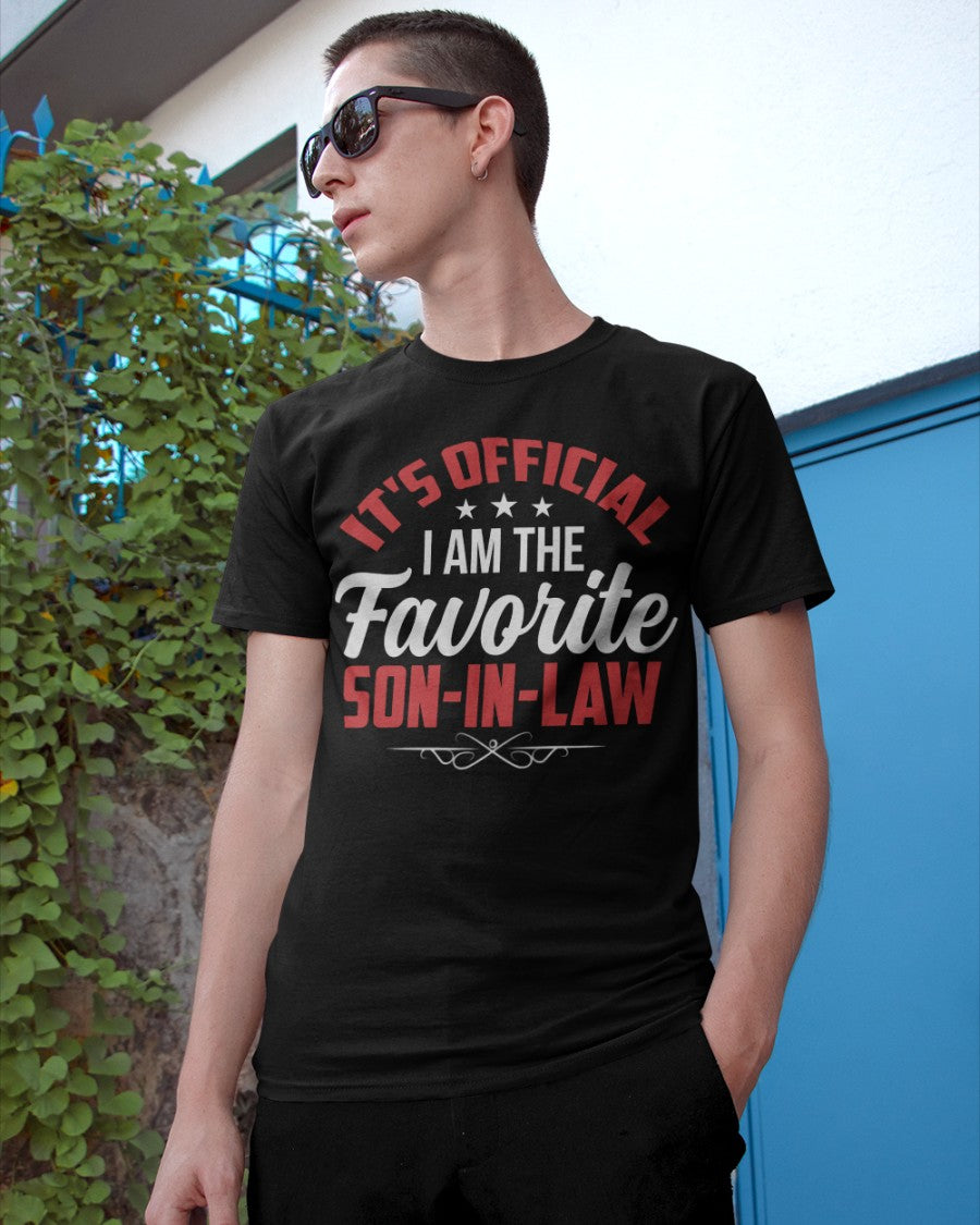 It's Official I Am The Favorite Son-In-Law - Lovely Gift For Son-In-Law Classic T-Shirt