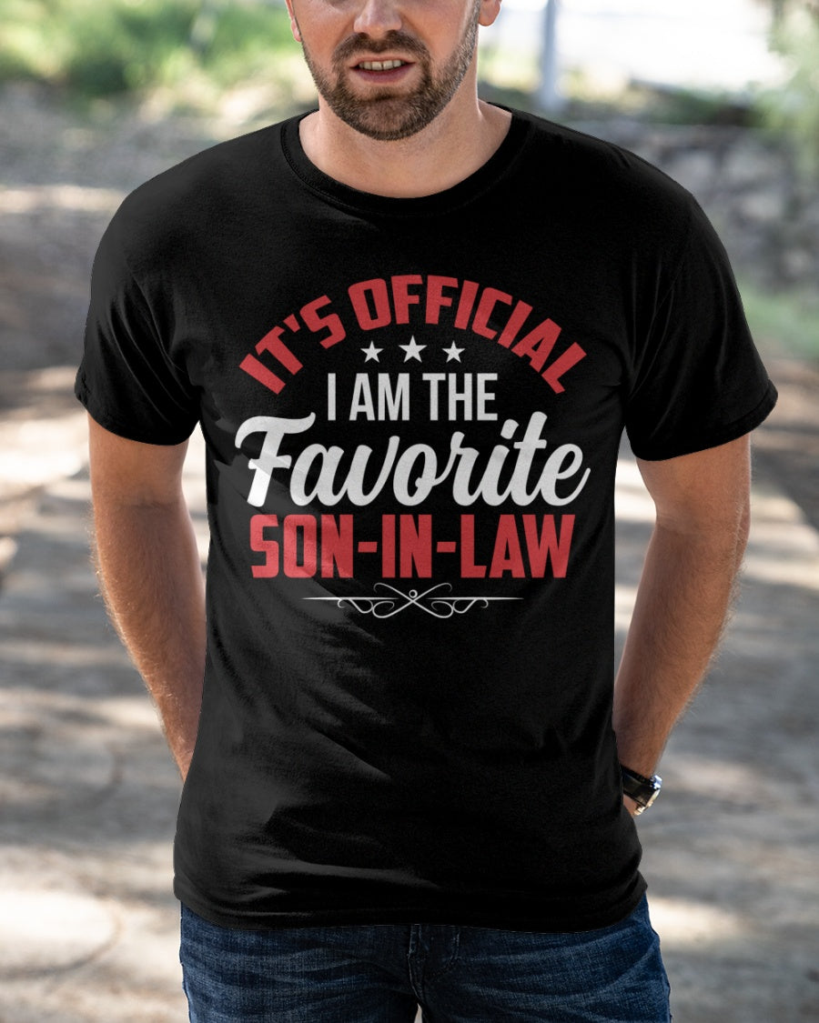It's Official I Am The Favorite Son-In-Law - Lovely Gift For Son-In-Law Classic T-Shirt