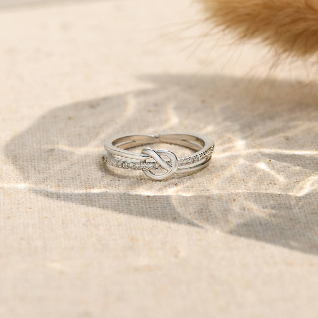 Mother & Daughter Linked Forever Ring