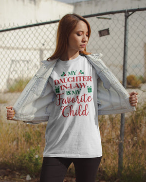 My Daughter-in-law Is My Favorite Child - Lovely Christmas Gift For Mother-in-law Classic T-Shirt