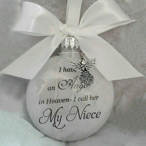 Angel In Heaven Memorial Ornament