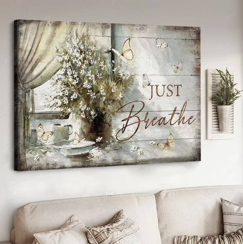 Just Breathe Canvas