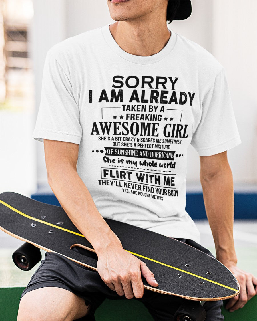 She Is My Whole World - Best Gift For Husband Classic T-Shirt