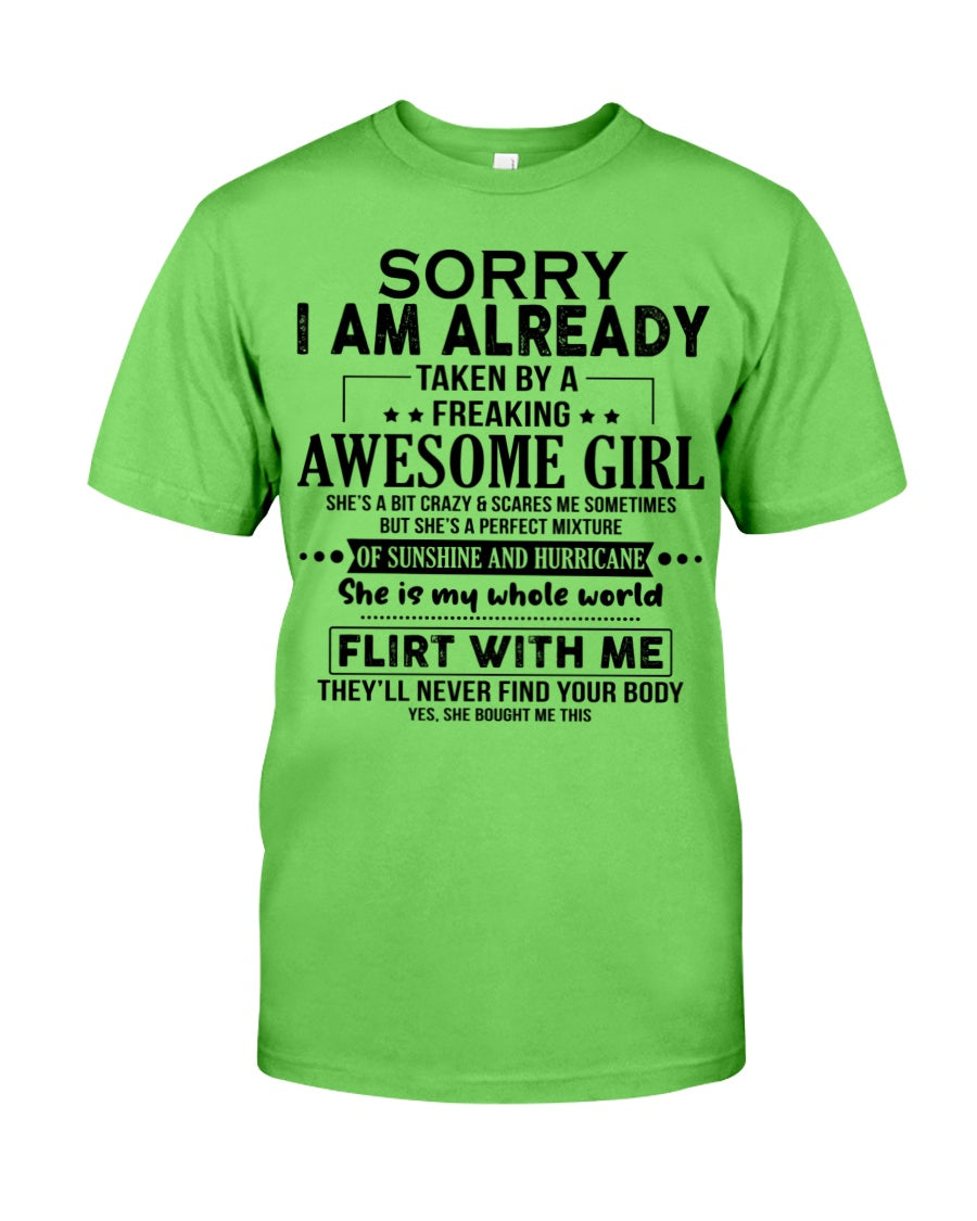 She Is My Whole World - Best Gift For Husband Classic T-Shirt