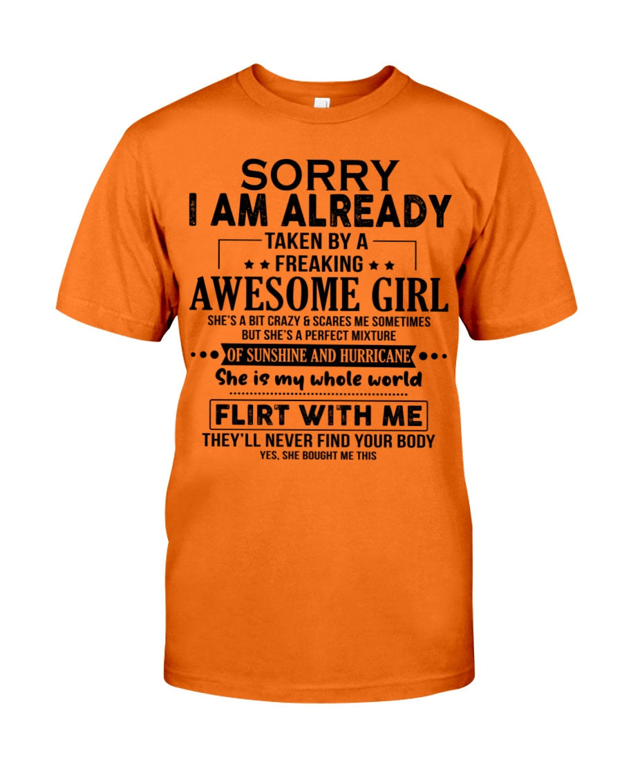 She Is My Whole World - Best Gift For Husband Classic T-Shirt