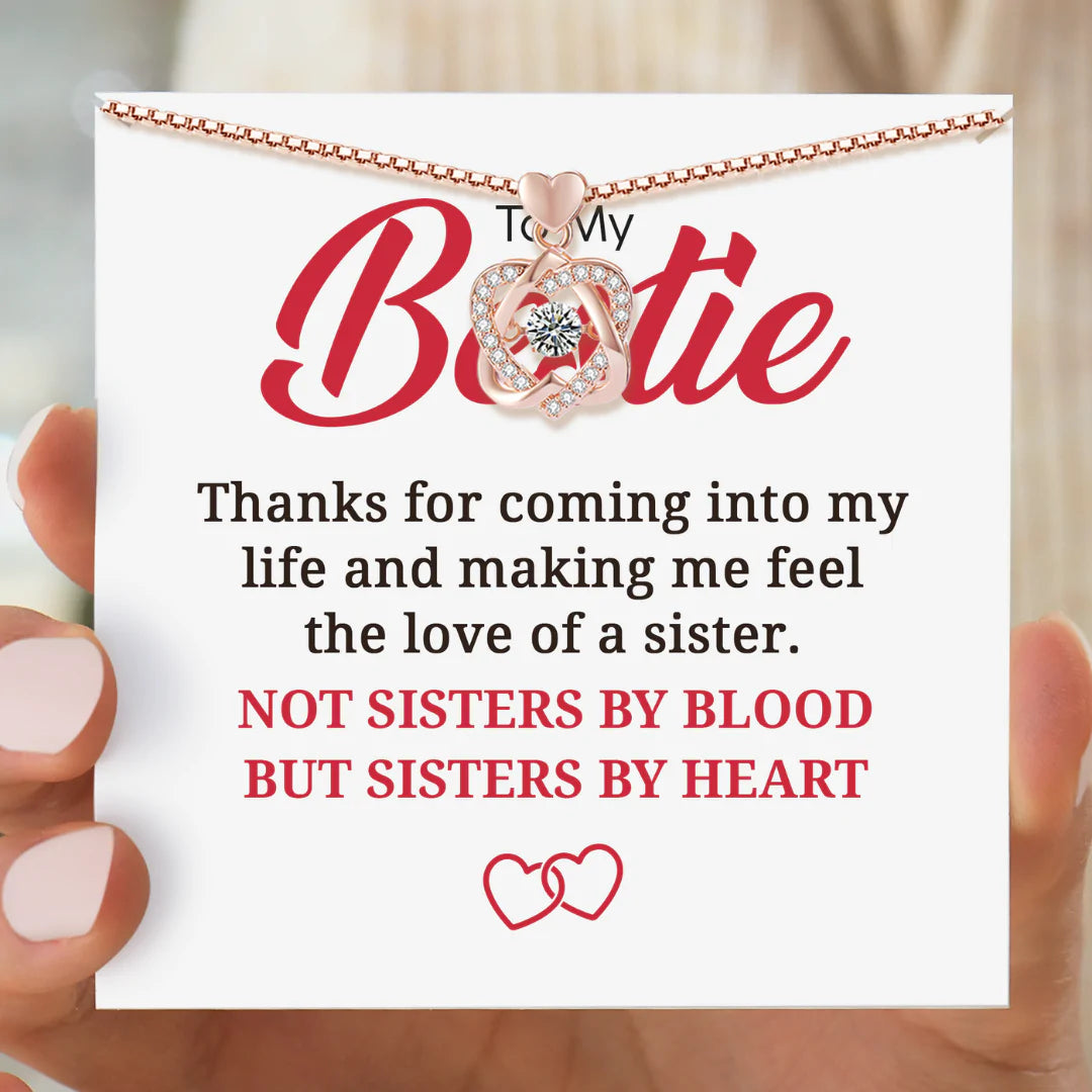 Sisters by Heart Love Knot Necklace