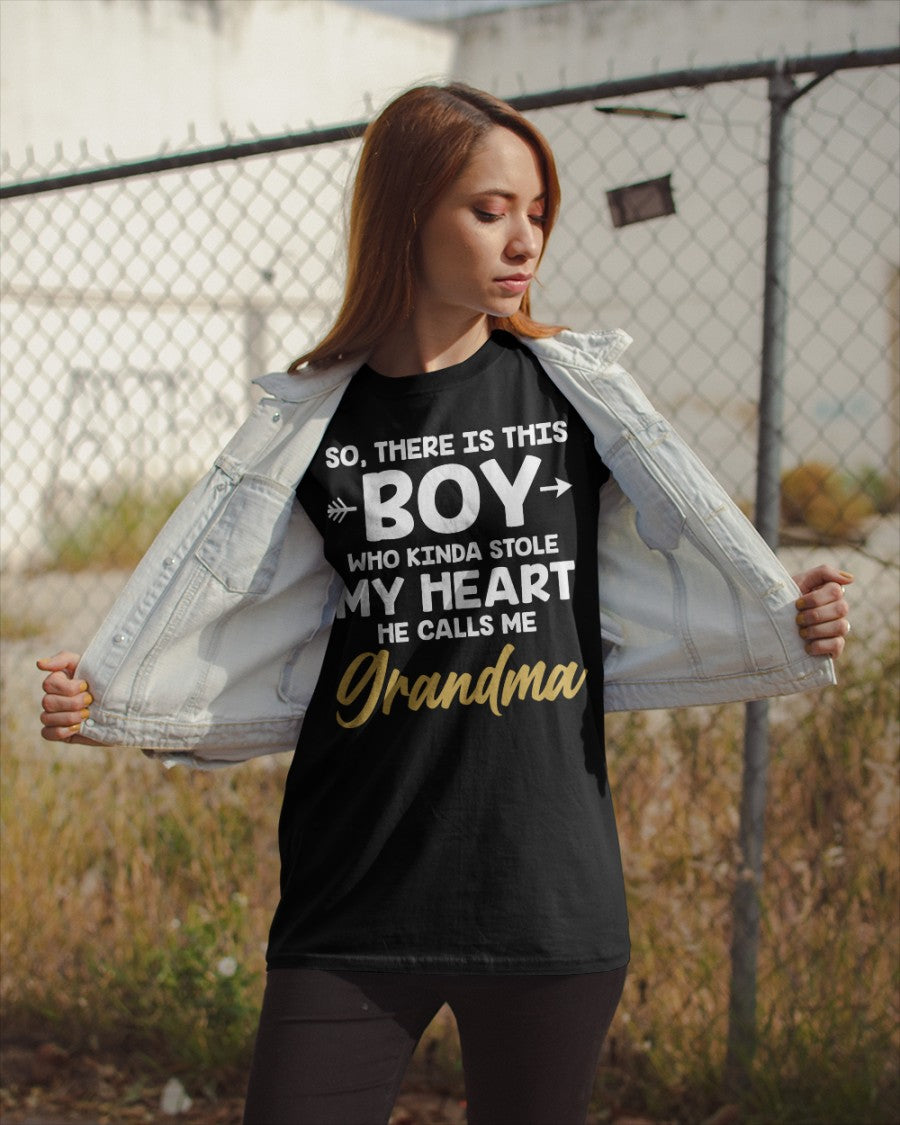 So, There Is This Boy Who Kinda Stole My Heart - Perfect Gift For Grandma Classic T-Shirt