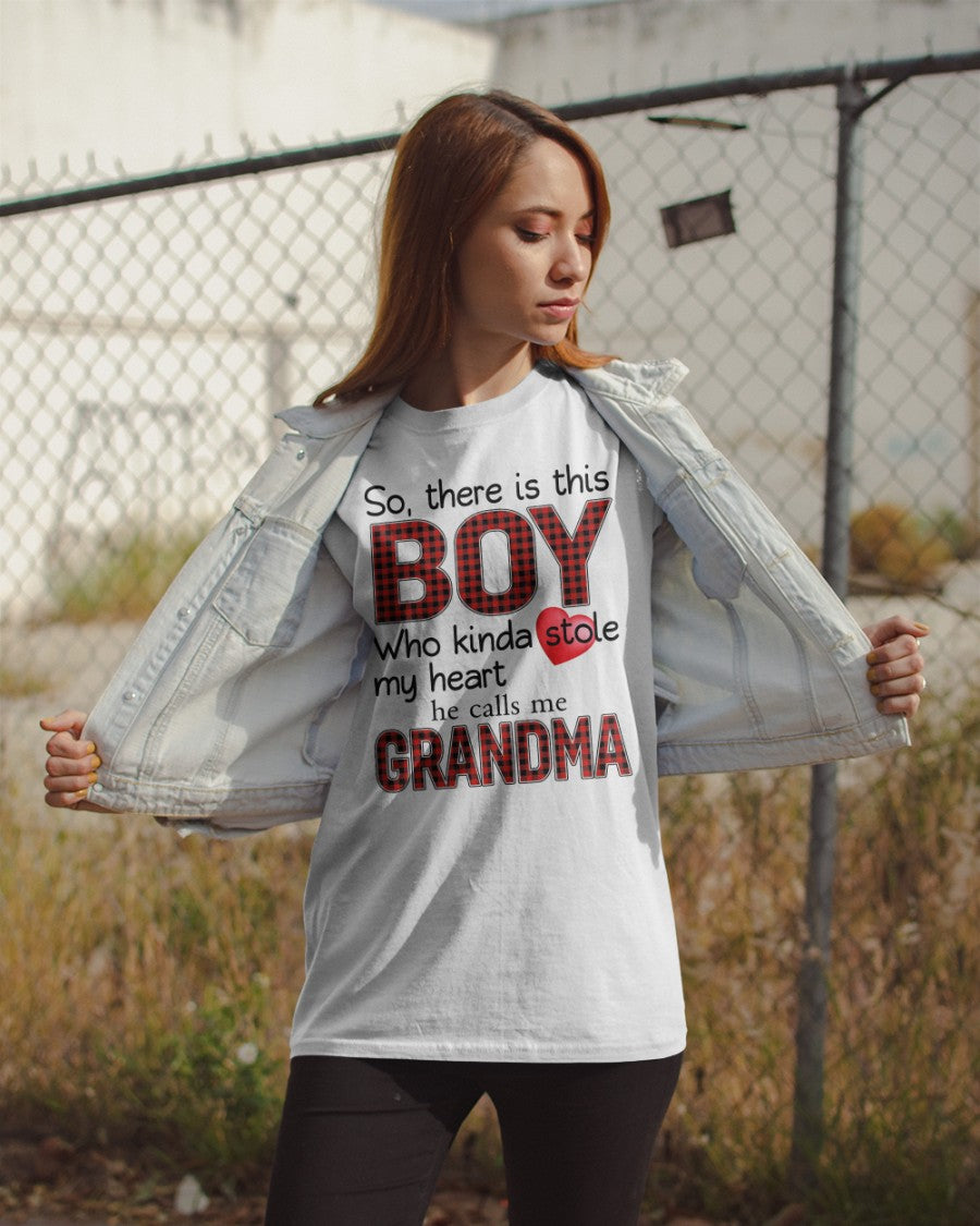 So, there is this boy Who kinda stole my heart - Perfect Gift For Grandma Classic T-Shirt