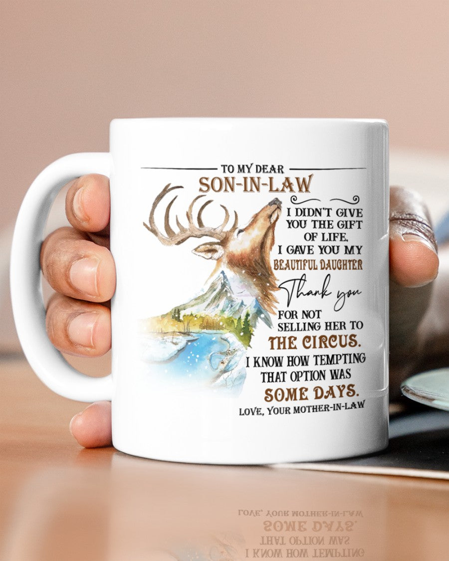 The Gift Of Life - Lovely Gift For Son-In-Law Mugs