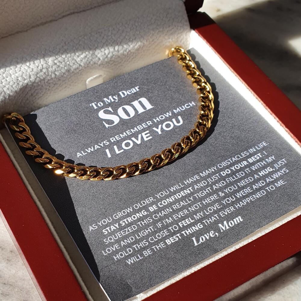 Mom To Son - Confident - Cuban Link Chain
