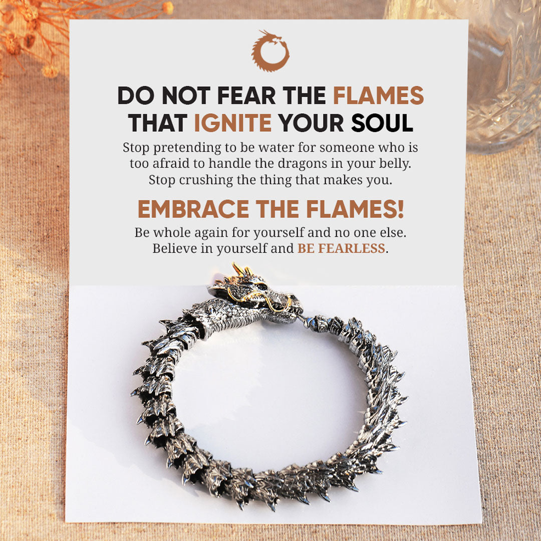 Be Fearless Dragon Chain Bracelet